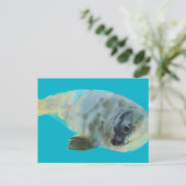 Groene Aqua Briefkaart (Staand voorkant)