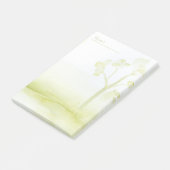 Groene aquarel bomen post-it® notes (Schuin)