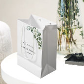 Groene Aquarel Eucalyptus Bloemrijke Bruidsdouche Medium Cadeauzakje