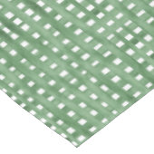 Groene Aquarel Gingham Baby Shower Tafelkleed (Gekanteld)
