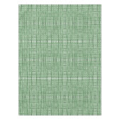 Groene Aquarel Gingham Baby Shower Tafelkleed (Voorkant)