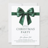 Groene Aquarel Kerstfeest Kaart (Voorkant)