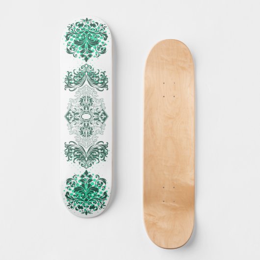 groene Arabesk Persoonlijk Skateboard (Voorkant)
