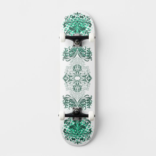 groene Arabesk Persoonlijk Skateboard (Voorkant)