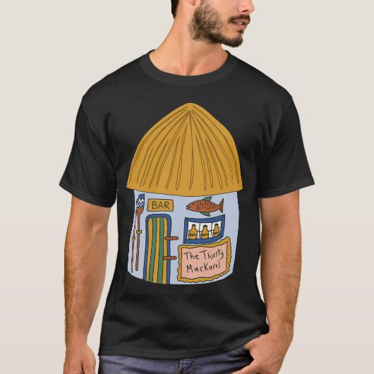 Groene Arcade Plastic Vis T-shirt (Voorkant)