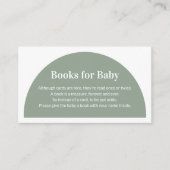 Groene Arch Books voor Baby Enclosure Ca Informatiekaartje (Voorkant)
