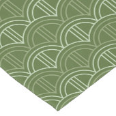 Groene Arches Art Deco Geometric Pattern Medium Tafelloper (Hoek)