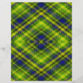 Groene Argyle Bulk Scrapbook Papier Pagina's Flyer (Achterkant)