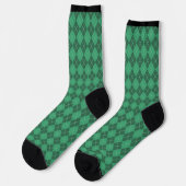 Groene Argyle Golf Sokken (Links)