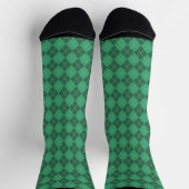 Groene Argyle Golf Sokken (Top)