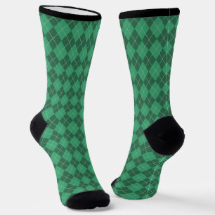 Groene Argyle Golf Sokken
