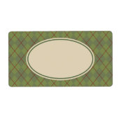 Groene Argyle Labels (Voorkant)