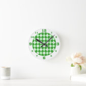 Groene Argyle Schotse Rond Klok (Huis)