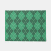 Groene Argyle Welkom Deurmat (Voorkant)
