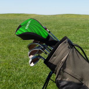 Groene Art Deco Design Golfheadcover