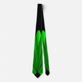 Groene Art Deco Design Stropdas (Voorkant)