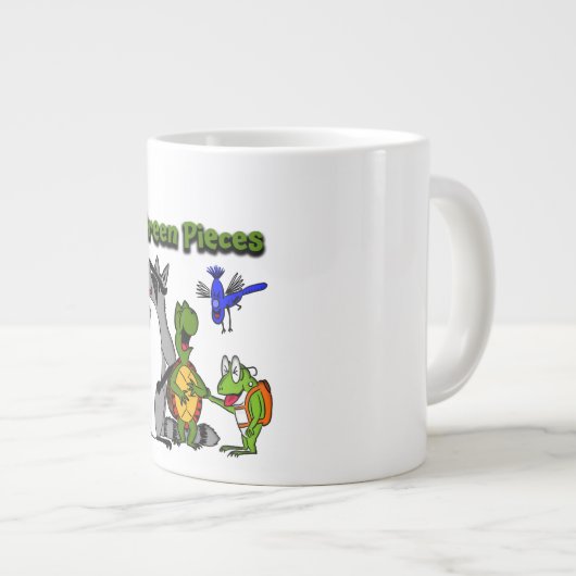 Groene artikelen Jumbo 20 oz Mok (Voorkant rechts)