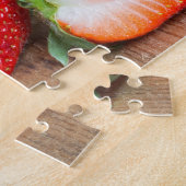 Groene Asparagus met aardbei Legpuzzel (Zijkant)