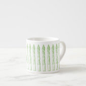 Groene Asperges Espresso Cup Espresso Kop (Voorkant rechts)