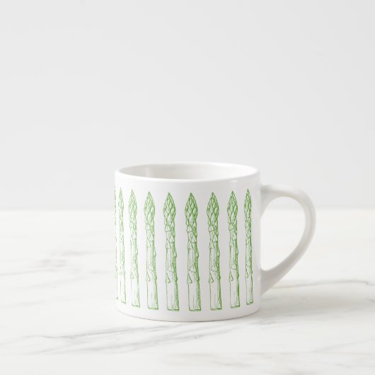 Groene Asperges Espresso Cup Espresso Kop (Rechts)