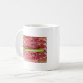 Groene asperges met ham macro koffiemok (Voorkant links)