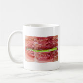 Groene asperges met ham macro koffiemok (Links)