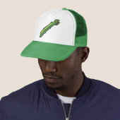 Groene asperges trucker pet (In situ)