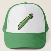 Groene asperges trucker pet (Voorkant)