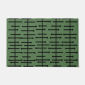 Groene atoomlijnen deurmat (Voorkant)