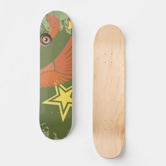 Groene audio persoonlijk skateboard (Voorkant)