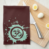 Groene Aum Organic Planet Cotton Kitchen Towelen Theedoek (Quarter Fold)