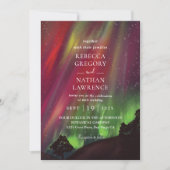 groene aurora Weddenschap Kaart (Voorkant)