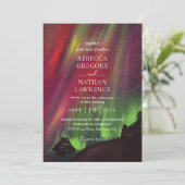 groene aurora Weddenschap Kaart (Staand voorkant)