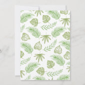 Groene Auto Ballonnen Safari Wild Een 1e Verjaarda Kaart (Achterkant)