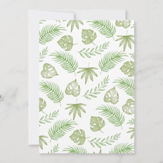 Groene Auto Ballonnen Safari Wild Een 1e Verjaarda Kaart (Achterkant)