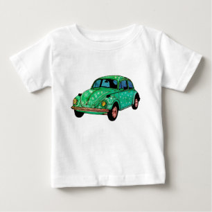 Groene auto fijne Jersey T-shirt, leuk shirt
