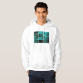 Groene auto hoodie (Voorkant volledig)
