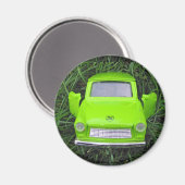 Groene auto magneet (Voorkant / Achterkant)