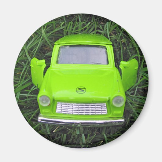 Groene auto magneet (Voorkant)