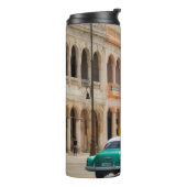 GROENE AUTO OP DE WEG THERMOSBEKER (Gedraaid links)