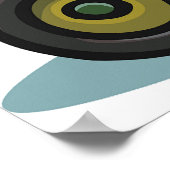 groene auto poster (Hoek)