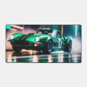  groene auto race bureaumat (Voorkant)