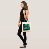 Groene auto tote bag (Voorkant (model))