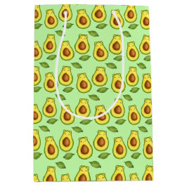 Groene avocado kat medium cadeauzakje