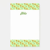 Groene avocado kat post-it® notes (Voorkant)