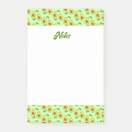 Groene avocado kat post-it® notes