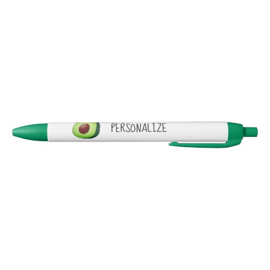 Groene avocado-logo aangepaste schrijfpennen blauwe inkt pen (Bodem)