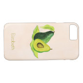Groene Avocado, nog steeds levend fruit in Waterve Case-Mate iPhone Case (Achterkant (Horizontaal))