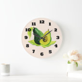 Groene Avocado, nog steeds levend fruit in Waterve Grote Klok (Huis)