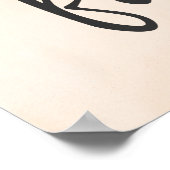 Groene Avocado, nog steeds levend fruit in Waterve Poster (Hoek)